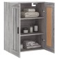 vidaXL Wandschrank Grau Sonoma 69,5x34x90 cm Holzwerkstoff vidaXL Wandschrank Grau Sonoma 69,5x34x90 cm Holzwerkstoff
