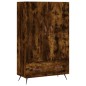 vidaXL Highboard Räuchereiche 69,5x31x115 cm Holzwerkstoff vidaXL Highboard Räuchereiche 69,5x31x115 cm Holzwerkstoff