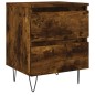 vidaXL Nachttisch Räuchereiche 40x35x50 cm Holzwerkstoff vidaXL Nachttisch Räuchereiche 40x35x50 cm Holzwerkstoff
