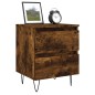 vidaXL Nachttisch Räuchereiche 40x35x50 cm Holzwerkstoff vidaXL Nachttisch Räuchereiche 40x35x50 cm Holzwerkstoff
