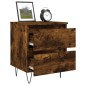 vidaXL Nachttisch Räuchereiche 40x35x50 cm Holzwerkstoff vidaXL Nachttisch Räuchereiche 40x35x50 cm Holzwerkstoff
