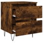 vidaXL Nachttisch Räuchereiche 40x35x50 cm Holzwerkstoff vidaXL Nachttisch Räuchereiche 40x35x50 cm Holzwerkstoff