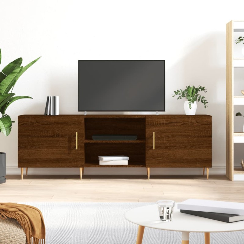 vidaXL TV-Schrank Braun Eichen-Optik 150x30x50 cm Holzwerkstoff vidaXL TV-Schrank Braun Eichen-Optik 150x30x50 cm Holzwerkstoff