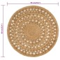 vidaXL Teppich Jute Handgeflochten 90 cm Rund vidaXL Teppich Jute Handgeflochten 90 cm Rund