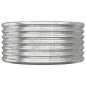 vidaXL Pflanzkübel Pulverbeschichteter Stahl 80x80x36 cm Silber vidaXL Pflanzkübel Pulverbeschichteter Stahl 80x80x36 cm Silber