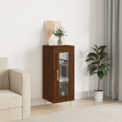 vidaXL Sideboard Braun Eichen-Optik 34,5x34x90 cm Holzwerkstoff