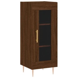 vidaXL Sideboard Braun Eichen-Optik 34,5x34x90 cm Holzwerkstoff