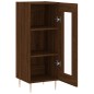 vidaXL Sideboard Braun Eichen-Optik 34,5x34x90 cm Holzwerkstoff vidaXL Sideboard Braun Eichen-Optik 34,5x34x90 cm Holzwerkstoff