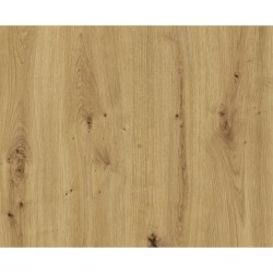 FMD Wandregal Weiß Eichenbraun 