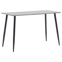 vidaXL Esstisch Grau 120 x 60 x 75 cm MDF