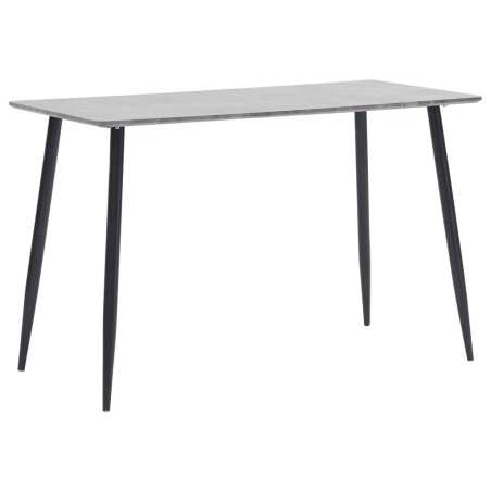 vidaXL Esstisch Grau 120 x 60 x 75 cm MDF