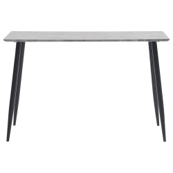 vidaXL Esstisch Grau 120 x 60 x 75 cm MDF