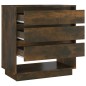 vidaXL Sideboard Räuchereiche 70x41x75 cm Holzwerkstoff vidaXL Sideboard Räuchereiche 70x41x75 cm Holzwerkstoff