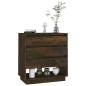 vidaXL Sideboard Räuchereiche 70x41x75 cm Holzwerkstoff vidaXL Sideboard Räuchereiche 70x41x75 cm Holzwerkstoff