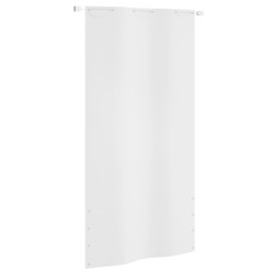 vidaXL Balkon-Sichtschutz Weiß 120x240 cm Oxford-Gewebe