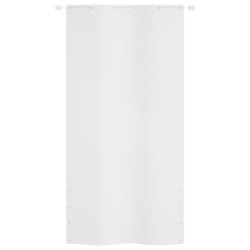 vidaXL Balkon-Sichtschutz Weiß 120x240 cm Oxford-Gewebe