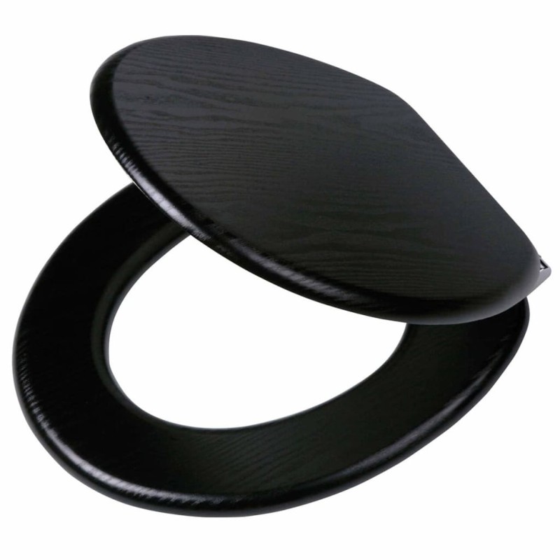 Tiger Toilettensitz Blackwash Absenkautomatik MDF Schwarz 252030746 Tiger Toilettensitz Blackwash Absenkautomatik MDF Schwarz 252030746