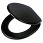 Tiger Toilettensitz Blackwash Absenkautomatik MDF Schwarz 252030746 Tiger Toilettensitz Blackwash Absenkautomatik MDF Schwarz 252030746