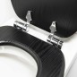 Tiger Toilettensitz Blackwash Absenkautomatik MDF Schwarz 252030746 Tiger Toilettensitz Blackwash Absenkautomatik MDF Schwarz 252030746