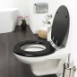 Tiger Toilettensitz Blackwash Absenkautomatik MDF Schwarz 252030746 Tiger Toilettensitz Blackwash Absenkautomatik MDF Schwarz 252030746