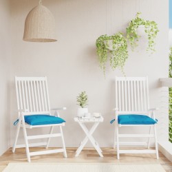 Stuhlkissen 2 Stk. Hellblau 50x50x7 cm Oxford-Gewebe