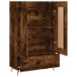 vidaXL Highboard Räuchereiche 69,5x31x115 cm Holzwerkstoff vidaXL Highboard Räuchereiche 69,5x31x115 cm Holzwerkstoff