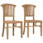 vidaXL Gartenstühle 2 Stk. Massivholz Teak vidaXL Gartenstühle 2 Stk. Massivholz Teak
