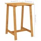 vidaXL Garten-Stehtisch 70x70x104 cm Akazie Massivholz vidaXL Garten-Stehtisch 70x70x104 cm Akazie Massivholz