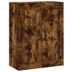 vidaXL Wandschrank Räuchereiche 69,5x34x90 cm Holzwerkstoff