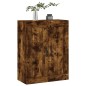 vidaXL Wandschrank Räuchereiche 69,5x34x90 cm Holzwerkstoff vidaXL Wandschrank Räuchereiche 69,5x34x90 cm Holzwerkstoff