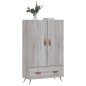 vidaXL Highboard Grau Sonoma 69,5x31x115 cm Holzwerkstoff vidaXL Highboard Grau Sonoma 69,5x31x115 cm Holzwerkstoff