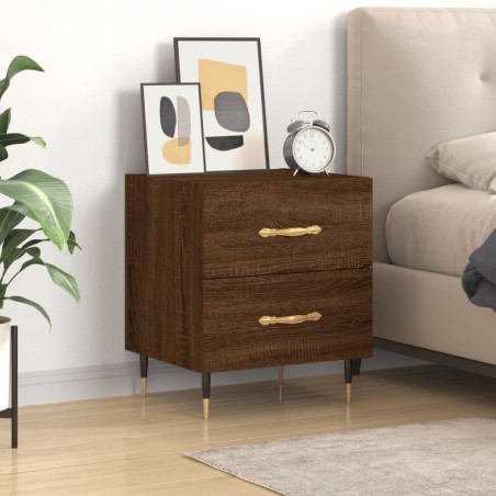 vidaXL Nachttisch Braune Eiche 40x35x47,5 cm Holzwerkstoff