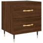 vidaXL Nachttisch Braune Eiche 40x35x47,5 cm Holzwerkstoff vidaXL Nachttisch Braune Eiche 40x35x47,5 cm Holzwerkstoff