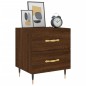 vidaXL Nachttisch Braune Eiche 40x35x47,5 cm Holzwerkstoff vidaXL Nachttisch Braune Eiche 40x35x47,5 cm Holzwerkstoff
