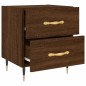 vidaXL Nachttisch Braune Eiche 40x35x47,5 cm Holzwerkstoff vidaXL Nachttisch Braune Eiche 40x35x47,5 cm Holzwerkstoff