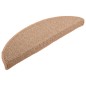 vidaXL Treppenmatten 15 Stk. Hellbraun 56x17x3 cm vidaXL Treppenmatten 15 Stk. Hellbraun 56x17x3 cm