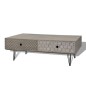 vidaXL Couchtisch 100x60x35 cm grau