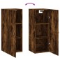 vidaXL Wandschrank Räuchereiche 34,5x34x90 cm vidaXL Wandschrank Räuchereiche 34,5x34x90 cm