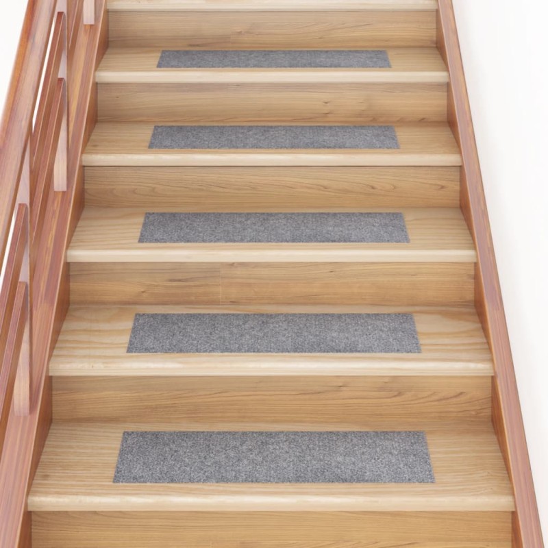 vidaXL Selbstklebende Treppenmatten 15 Stk. 76x20 cm Hellgrau vidaXL Selbstklebende Treppenmatten 15 Stk. 76x20 cm Hellgrau
