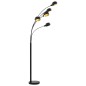 vidaXL Stehlampe 200 cm 5 x E14 Schwarz und Golden vidaXL Stehlampe 200 cm 5 x E14 Schwarz und Golden