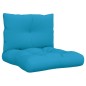 Palettenkissen 2-tlg. Blau Stoff Palettenkissen 2-tlg. Blau Stoff