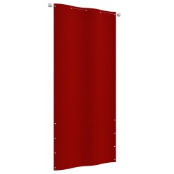 vidaXL Balkon-Sichtschutz Rot 100x240 cm Oxford-Gewebe