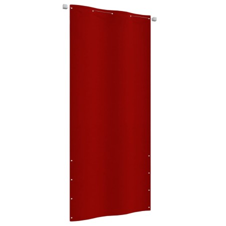 vidaXL Balkon-Sichtschutz Rot 100x240 cm Oxford-Gewebe