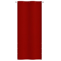 vidaXL Balkon-Sichtschutz Rot 100x240 cm Oxford-Gewebe