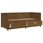 vidaXL Tagesbett Honigbraun 75x190 cm Massivholz Kiefer vidaXL Tagesbett Honigbraun 75x190 cm Massivholz Kiefer