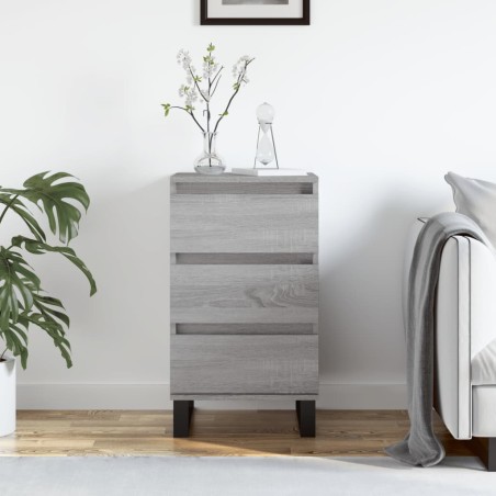 vidaXL Sideboard Grau Sonoma 40x35x70 cm Holzwerkstoff