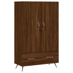 vidaXL Highboard Braun Eichen-Optik 69,5x31x115 cm Holzwerkstoff