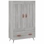 vidaXL Highboard Grau Sonoma 69,5x31x115 cm Holzwerkstoff vidaXL Highboard Grau Sonoma 69,5x31x115 cm Holzwerkstoff