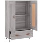 vidaXL Highboard Grau Sonoma 69,5x31x115 cm Holzwerkstoff vidaXL Highboard Grau Sonoma 69,5x31x115 cm Holzwerkstoff