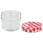 vidaXL Marmeladengläser mit Weißen/Roten Deckeln 24 Stk. 110 ml vidaXL Marmeladengläser mit Weißen/Roten Deckeln 24 Stk. 110 ml